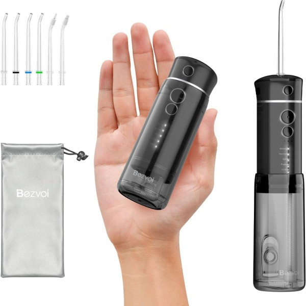Bezvoi Y825 Compact-ultra Travel Water Flosser Black