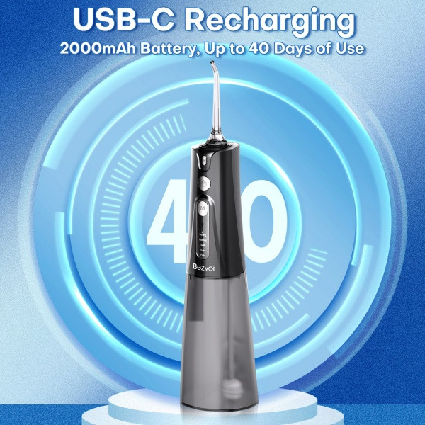 Y207 Portable Water Flosser Black