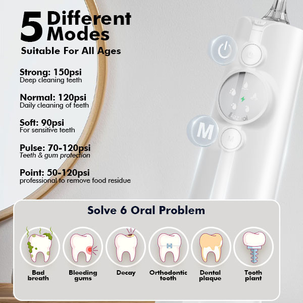 Y215 Water Dental Flosser White